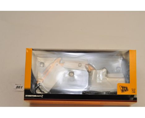 JCB 1:50 SCALE JS220 MOTORART MODELS WITH BOX (NMC)