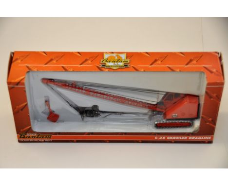 VINTAGE CONSTRUCTION 1:50 SCALE BANTAM C-35 CRAWLER DRAGLINE WITH BOX (NMC)