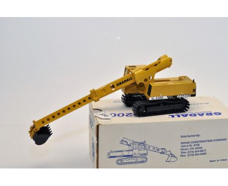 GRADALL 1:50 SCALE HYDRAULIC EXCAVATOR XL5200 LIMITED EDITION REPLICA HIRAM CONSTRUCTION COMPANY WITH BOX (GC)