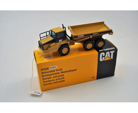 NZG MODELS 1:50 SCALE CAT D250E SERIES II ARTICULATED TRUCK WITH BOX (VGC)