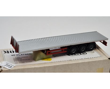 MODELTRUX 1:50 SCALE 40' FLATBED (TRAILER) WITH BOX (GC)