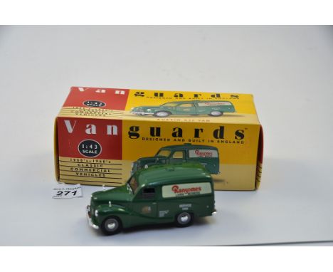 VAN GUARDS 1:43 SCALE 1950S - 1960S CLASSIC COMMERCIAL VEHICLES AUSTIN A40 VAN WITH BOX (VGC)