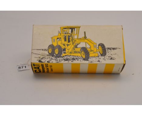 CAT 1:50 SCALE MOTORGRADER 12G NZG MODELS WITH ORIGINAL BOX (VGC) 1970'S 