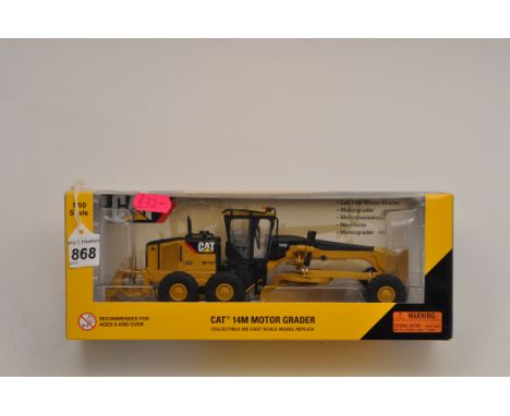 CAT 1:50 SCALE 14M MOTOR GRADER NORSCOT MODELS WITH BOX (NMC)