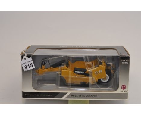 FIRST GEAR MODELS 1:50 SCALE PULL TYPE SCRAPER MISKIN D19 WITH BOX (GC)