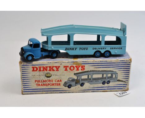 DINKY TOYS 582 PULLMORE CAR TRANSPORTER WITH BOX (GC)