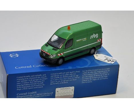 CONRAD 1:50 SCALE MERCEDES BENZ SPRINTER SRBG WITH BOX (VGC)