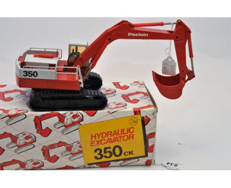 POCLAIN 1:50 SCALE 350 CK HYDRAULIC EXCAVATOR WITH BOX (GC) 