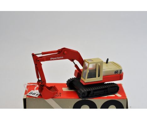 POCLAIN 1:50 SCALE HYDRAULIC EXCAVATOR 90 VARIODYN WITH BOX (GC)