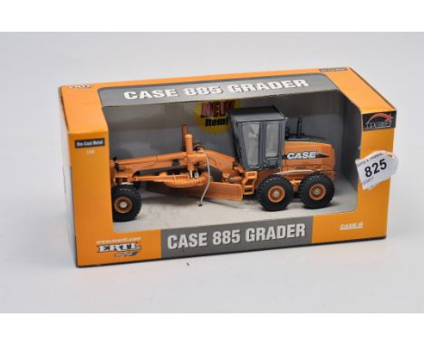 ERTL 1:50 SCALE BRITAINS CASE 885 GRADER WITH BOX (VGC) 