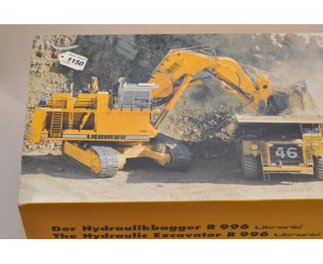 CONRAD MODELS 1:50 SCALE LIEBHERR THE HYDRAULIC EXCAVATOR R996 WITH BOX (VGC)