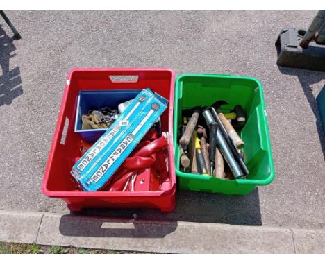 2 Skips &amp; an assortment of tools