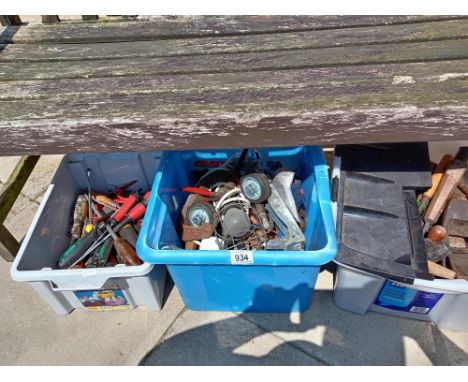 3 Boxes of tools