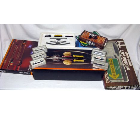 MARKLIN Mini Club collection - Ready to Run Train Set 8166S comprising a DB Black BR89 0-6-0T # 89006, 2 Freight Wagons, an o