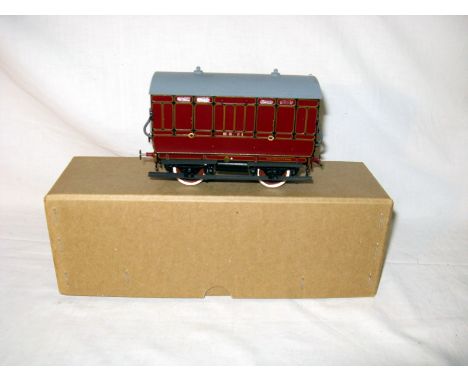 DUCHESS Models 0 Gauge etched Brass Kit Built MR Corpse Van. Expertly built and Excellent in a Collectors Box.