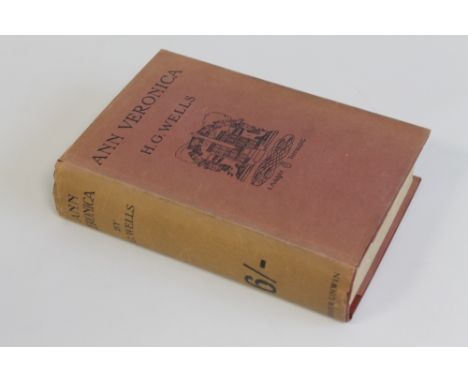 H. G. WELLS - 'ANN VERONICA', T. Fisher Unwin, 1909, first edition in rare original dust jacketCondition Report:Book very goo