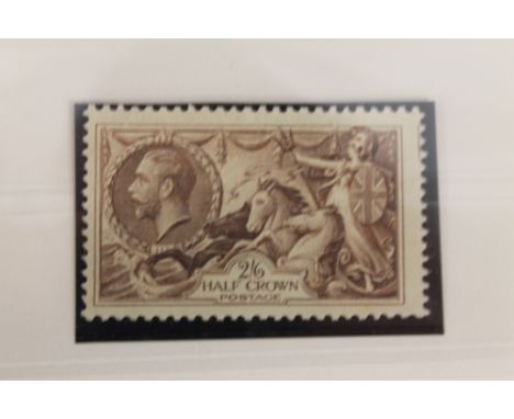 STAMPS - G.B. S.G. 450 1934 2/6 re-eng. seahorse UK/M