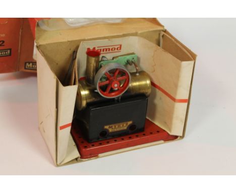 A BOXED MAMOD Minor 2 live steam stationary engine box A/F