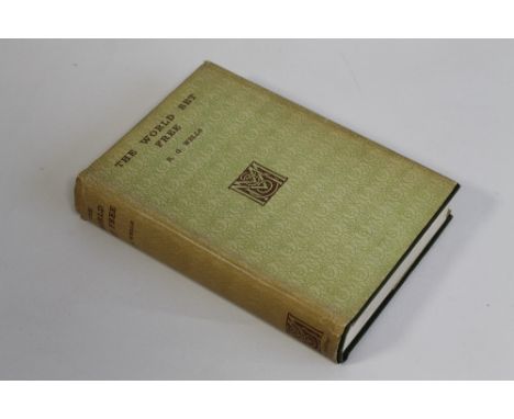 H. G. WELLS - 'THE WORLD SET FREE', Macmillan & Co. 1914, first edition in rare original dust jacketCondition Report:Book ver