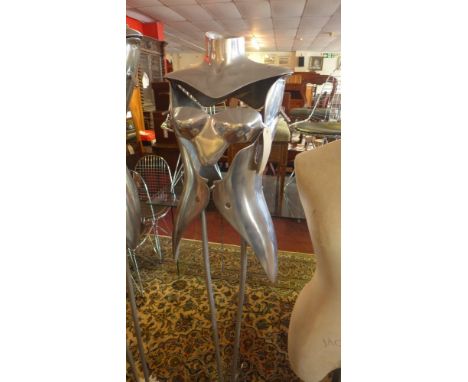 A Nigel Coates (Architect) polished aluminium mannequin 