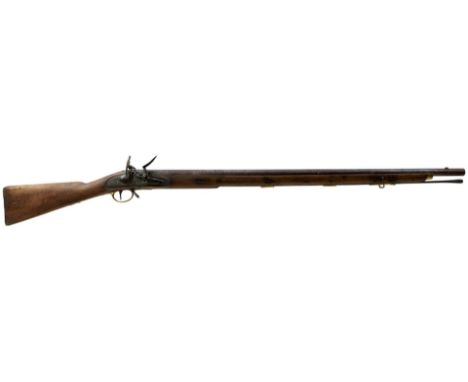 A .750 CALIBRE FLINTLOCK SERVICE MUSKET FROM THE STEAMSHIP PLEIAD, 39inch sighted barrel, bevelled lock with ring neck cock, 