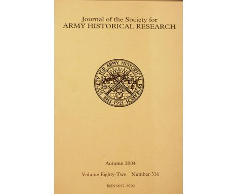 JOURNAL OF THE SOCIETY FOR ARMY HISTORICAL RESEARCH, a complete set.
