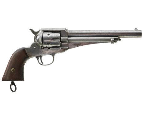 A .44 REMINGTON OBSOLETE CALIBRE NEW MODEL ARMY FACTORY CONVERSION, 7.5inch sighted barrel stamped with the manufacturer's de