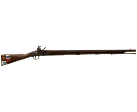 A .750 CALIBRE FLINTLOCK SERVICE MUSKET FROM THE STEAMSHIP PLEIAD, 39inch sighted barrel, bevelled lock with ring neck cock, 