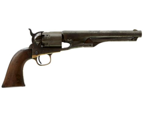 A .44 CALIBRE SIX-SHOT PERCUSSION FLUTED CYLINDER COLT ARMY REVOLVER, 7.5inch sighted barrel, fluted cylinder, serial no. 965