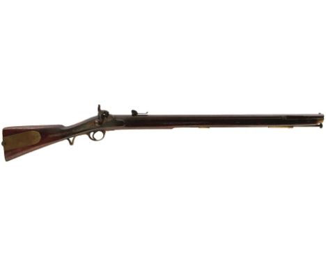 A GOOD SCARCE .700 CALIBRE PERCUSSION BRUNSWICK RIFLE, this Belgian Contract Russian example by P. J. Malherbe of Liege, seri