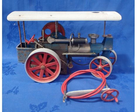 A WILESCO 'OLD SMOKEY' STEAM ENGINE ROLLER rusty condition