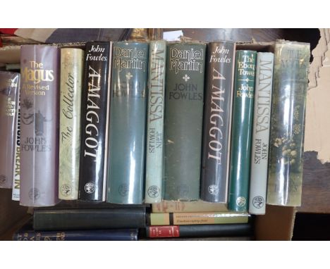 A COLLECTION OF MODERN FICTION including Joseph Conrad, John Fowles, P. H. Newby etc, some first editions