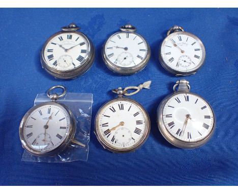 M. DONALD OF LONDON: A SILVER PAIR-CASED POCKET WATCH with key-wind movement, the white enamel dial with black Roman numerals