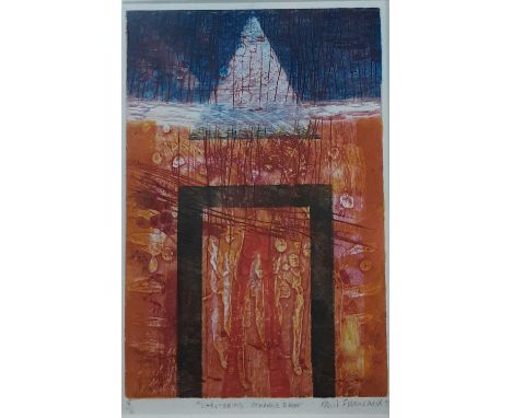 * PAUL FURNEAUX RSA (SCOTTISH b. 1962), SHELTERING : STRANGE RAIN limited edition colour etching on paper, signed, titled, da
