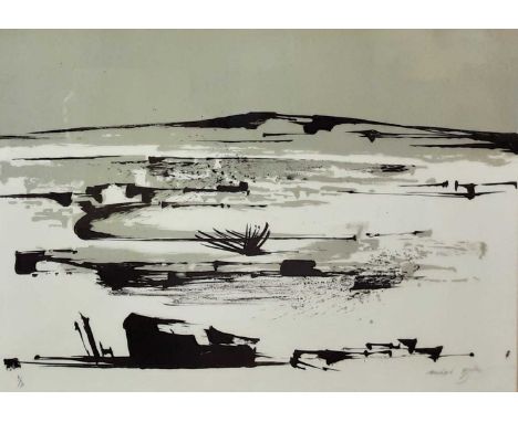 * MICHAEL AYRTON (BRITISH 1921 - 1975), UNTITLED limited edition lithograph on paper, signed and numbered 9/50mounted, framed
