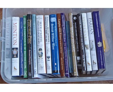 Collection of Ceramic reference books, by The Antique Collectors Club and other publications, 17 volumes We cannot do conditi