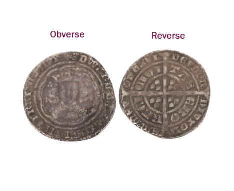 An Edward III (1307-27) silver groat, 26mm, 4.1g