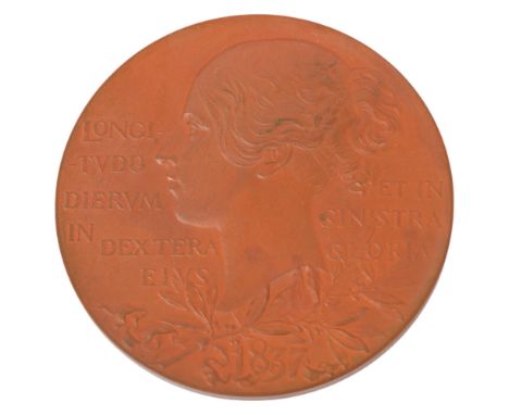 Queen Victoria bronze Diamond Jubilee, 1837-1897, medal in original presentation box, 56mm