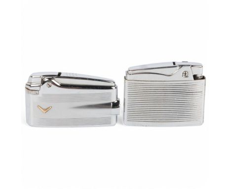 A Ronson Cadet C203 pocket lighter, and Ronson Varaflame pocket lighter, both boxed with papers (2)