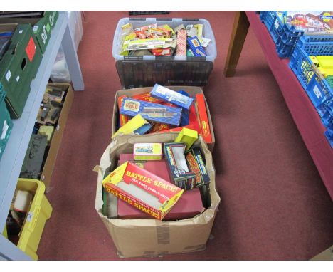 A Quantity of Model Railway and Diecast Model Vehicle EMPTY Boxes. Brands include Hornby, Hornby Dublo, Solido, Triang, Lilip