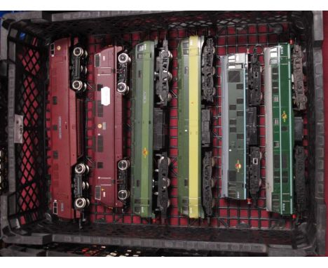 Six 'OO' Gauge/4mm Unboxed Diesel Locomotives, comprising a Hornby Class 52 Co-Co "Western Courier" BR maroon R/No D823; a Ma