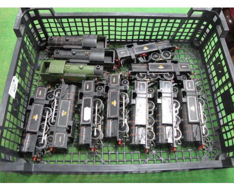 Eleven Hornby Dublo 'OO' Gauge/4mm 3 Rail Unboxed Class N2 0-6-2 Steam Locomotives; nine BR black R/No 69567, a LMS black R/N