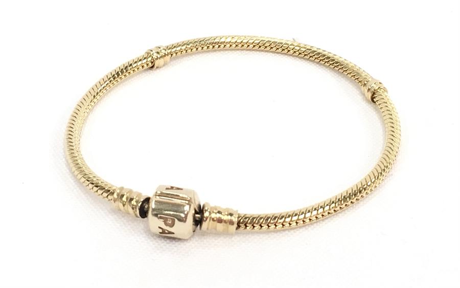 A Pandora 14 carat gold .585 7