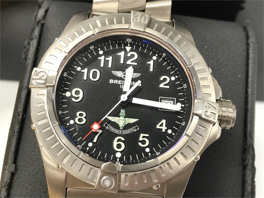 Breitling Ltd. Edition Avengers seawolf parachute regiment limited to