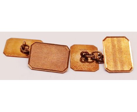 9CT GOLD CUFFLINKS 5.3g
THIS ITEM IS IN SECURE OFF-SITE STORAGE, VIEWING BY APPOINTMENT ONLY