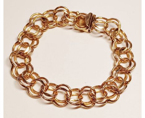 14K GOLD JOSEPH CLEARY DOUBLE LINK BRACELET 23.6g
THIS ITEM IS IN SECURE OFF-SITE STORAGE, VIEWING BY APPOINTMENT ONLY