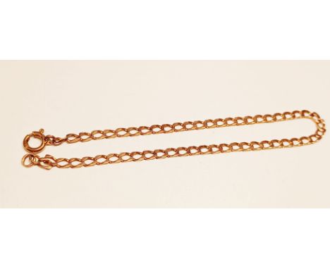 9CT GOLD CURB LINK BRACELET 20CM 2.5g
THIS ITEM IS IN SECURE OFF-SITE STORAGE, VIEWING BY APPOINTMENT ONLY