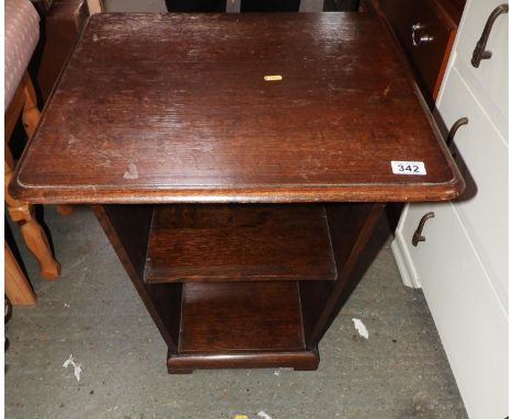 Oak Occasional Table with Shelf under 