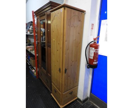 Light Wood Corner Cupboard 