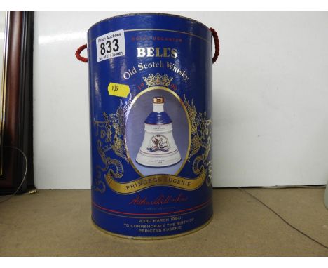 Bells Scotch Whisky Bottle to Commemorate the Birth of Princess Eugenie - Full 